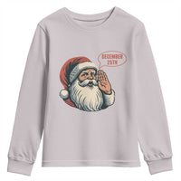 Funny Santa Christmas December 25 Youth Sweatshirt - Wonder Print Shop