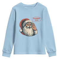 Funny Santa Christmas December 25 Youth Sweatshirt - Wonder Print Shop