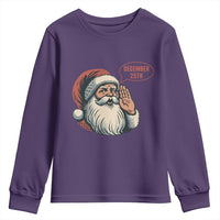 Funny Santa Christmas December 25 Youth Sweatshirt - Wonder Print Shop