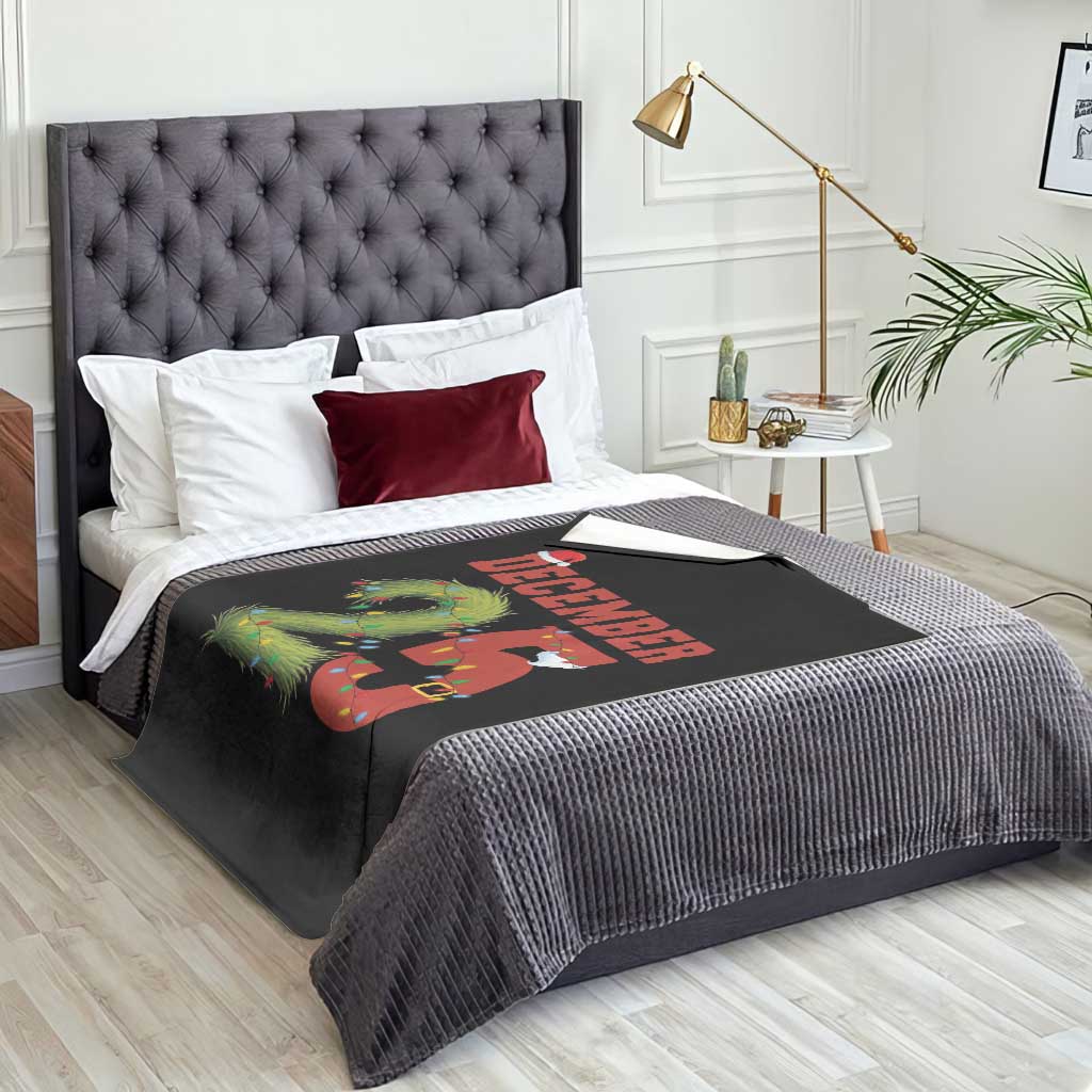 Christmas December 25 Throw Blanket Family Holiday Xmas - Wonder Print Shop