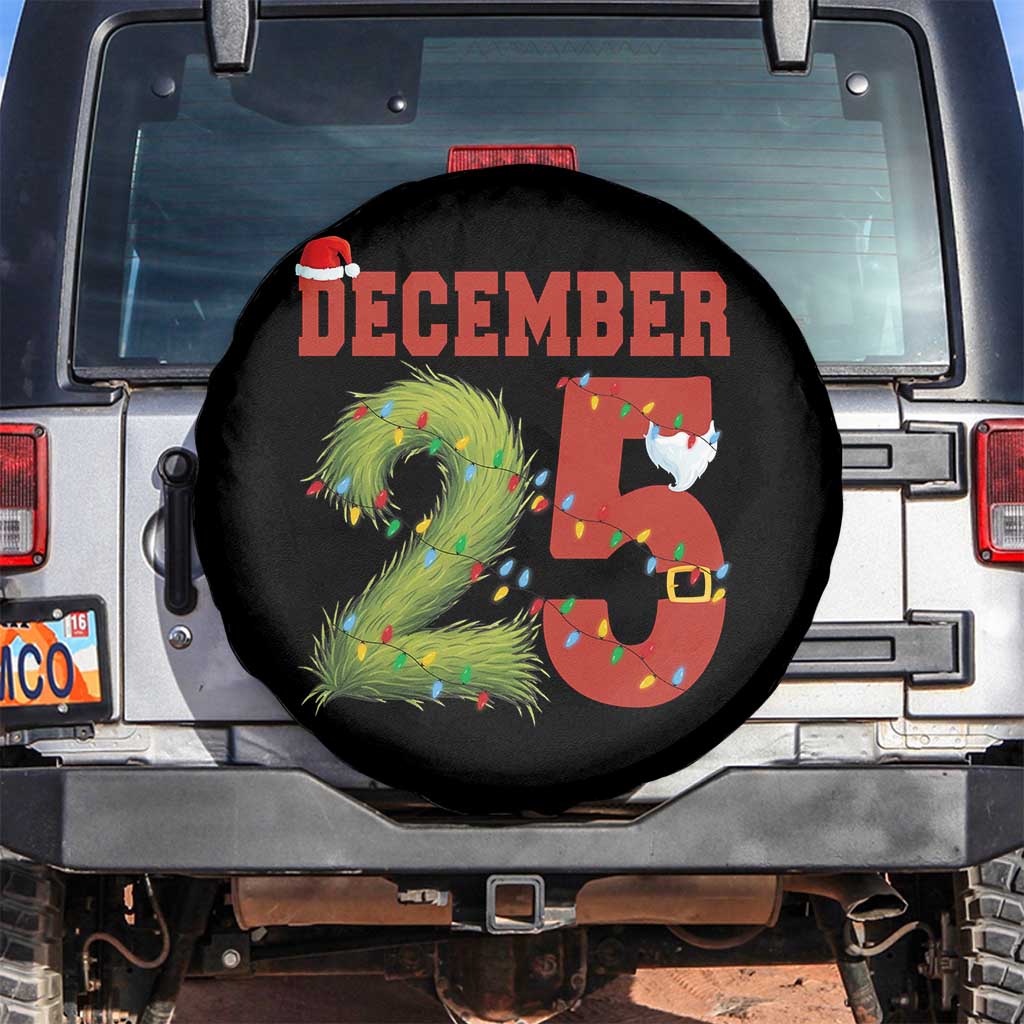 Christmas December 25 Spare Tire Cover Family Holiday Xmas - Wonder Print Shop
