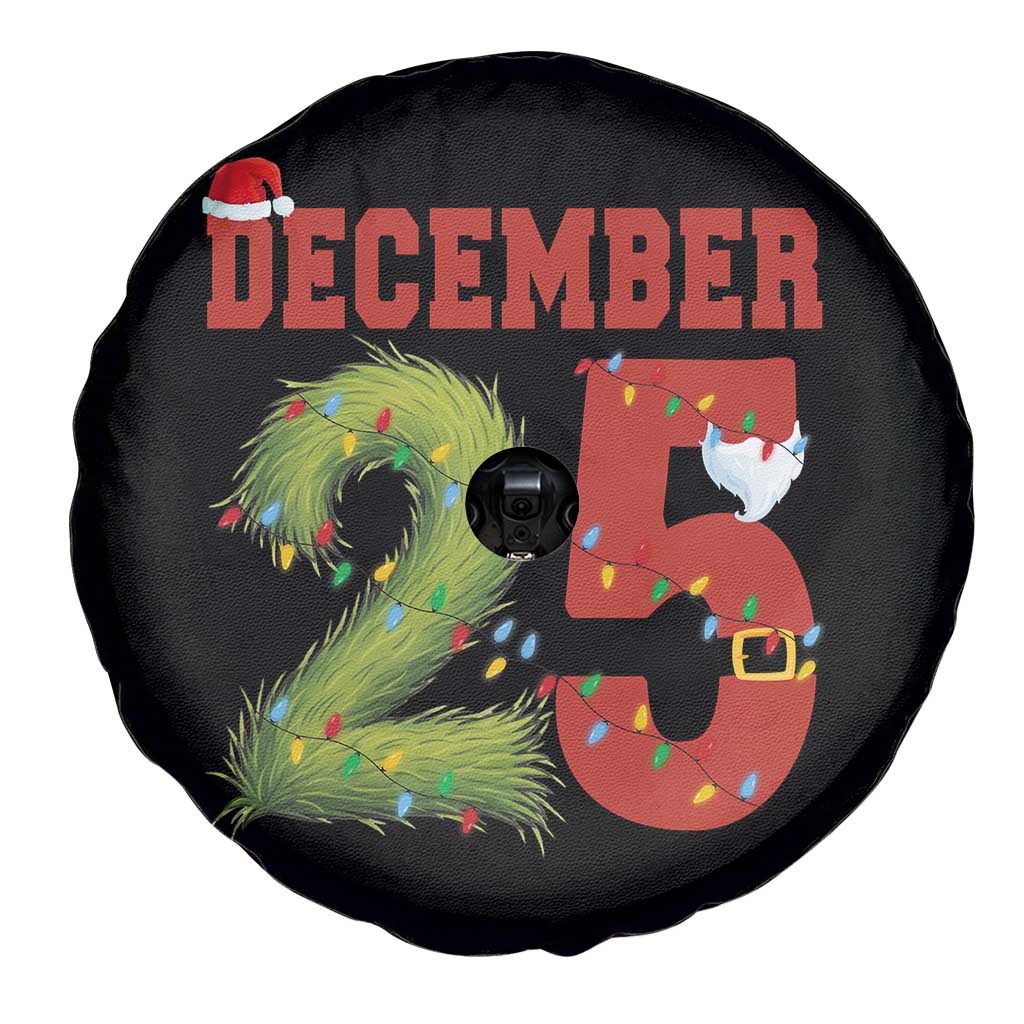 Christmas December 25 Spare Tire Cover Family Holiday Xmas - Wonder Print Shop