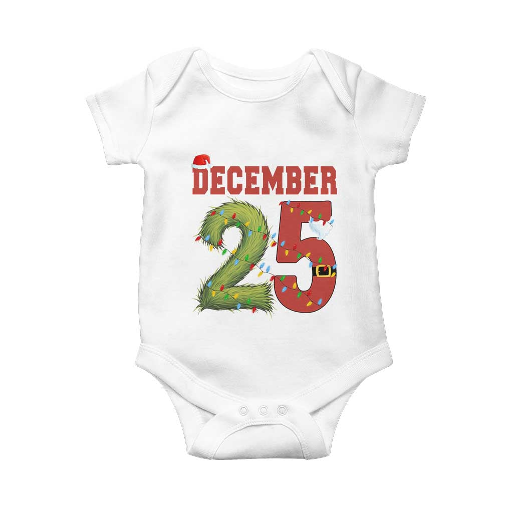 Christmas December 25 Baby Onesie Family Holiday Xmas - Wonder Print Shop