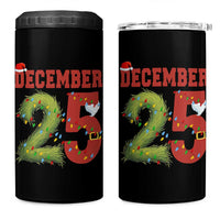 Christmas December 25 4 in 1 Can Cooler Tumbler Family Holiday Xmas - Wonder Print Shop