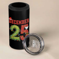 Christmas December 25 4 in 1 Can Cooler Tumbler Family Holiday Xmas - Wonder Print Shop