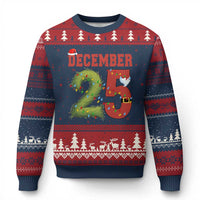 Xmas December 25 Ugly Christmas Sweater Family Holiday Xmas - Wonder Print Shop