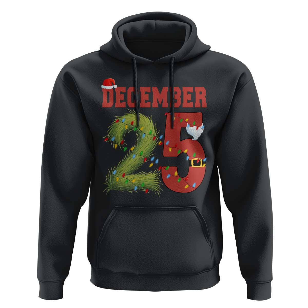 Christmas December 25 Hoodie Family Holiday Xmas - Wonder Print Shop