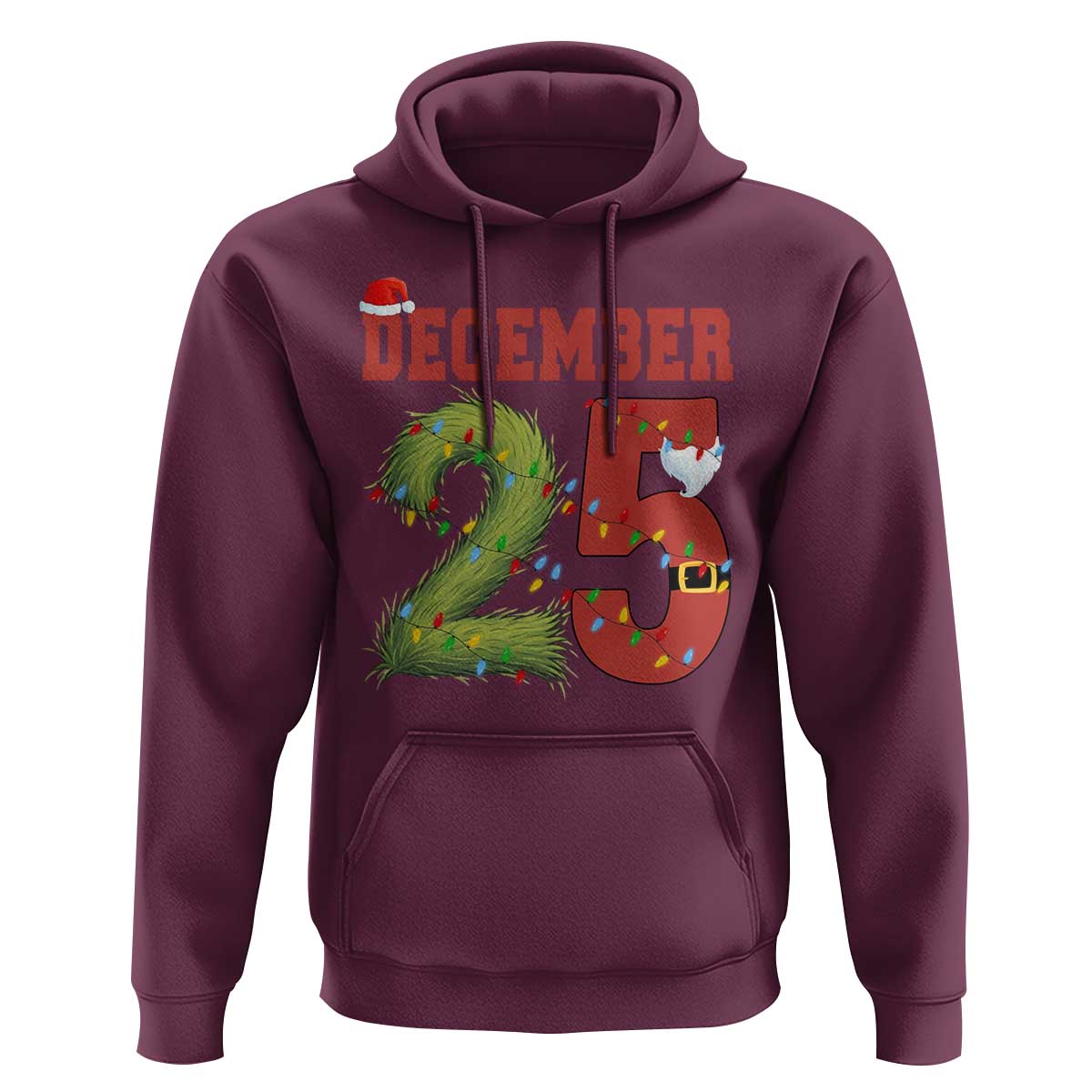 Christmas December 25 Hoodie Family Holiday Xmas - Wonder Print Shop