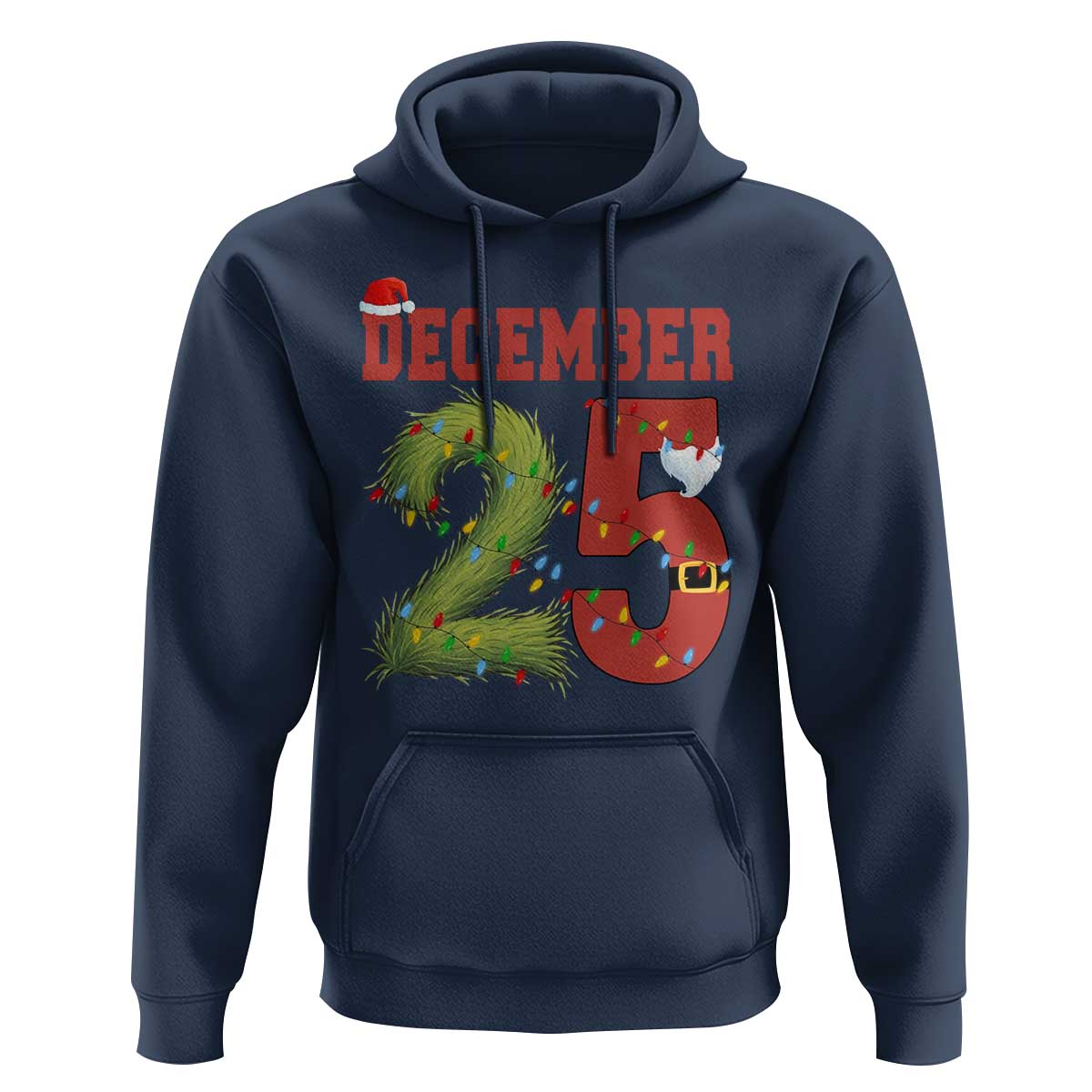 Christmas December 25 Hoodie Family Holiday Xmas - Wonder Print Shop