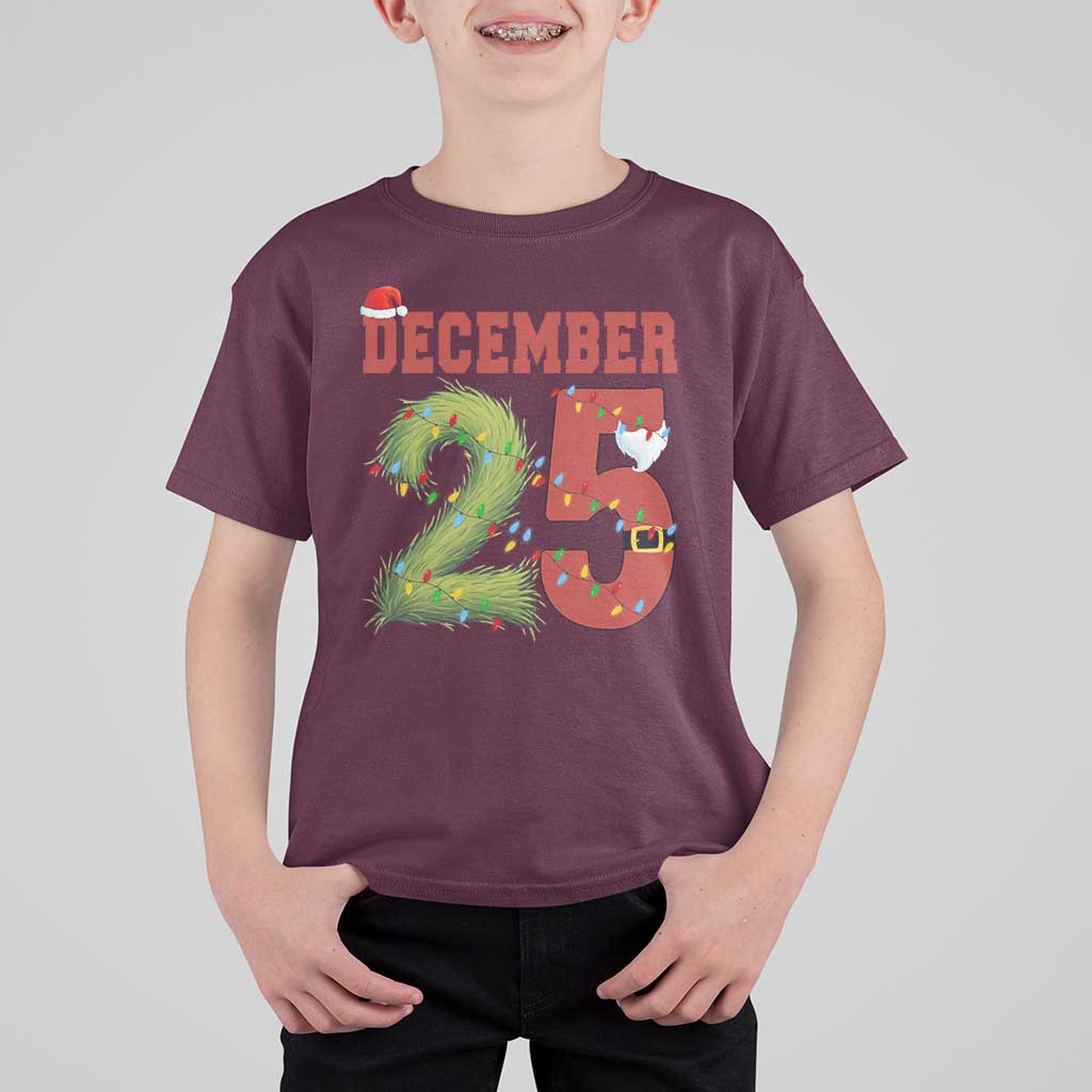 Christmas December 25 T Shirt For Kid Family Holiday Xmas - Wonder Print Shop
