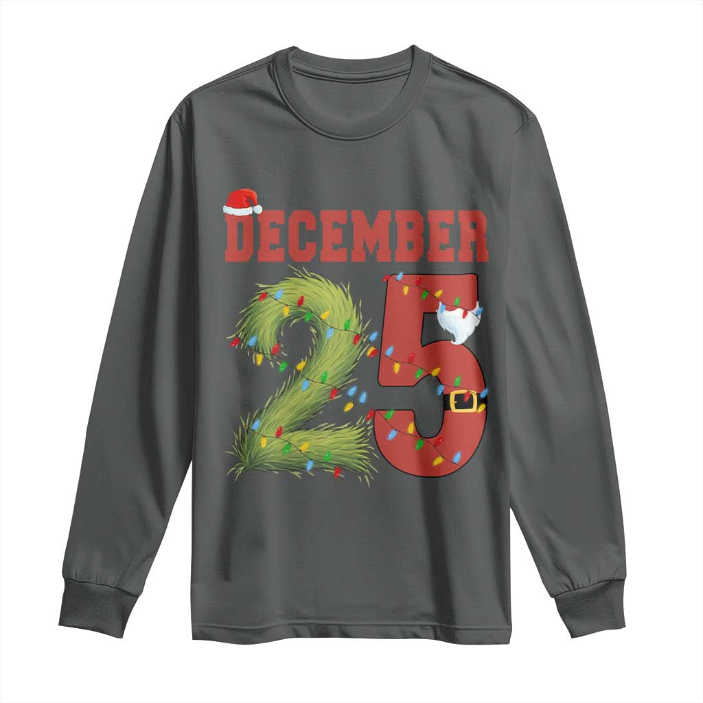 Christmas December 25 Long Sleeve Shirt Family Holiday Xmas - Wonder Print Shop