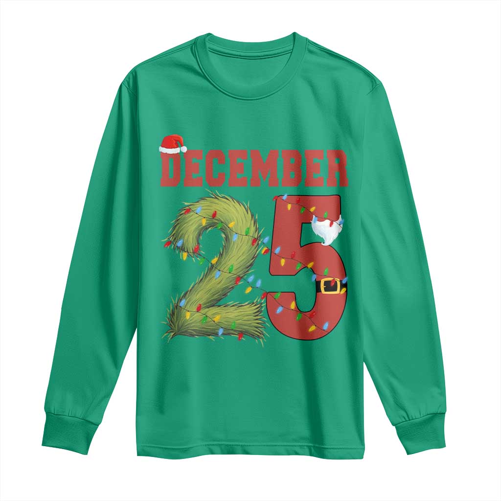 Christmas December 25 Long Sleeve Shirt Family Holiday Xmas - Wonder Print Shop