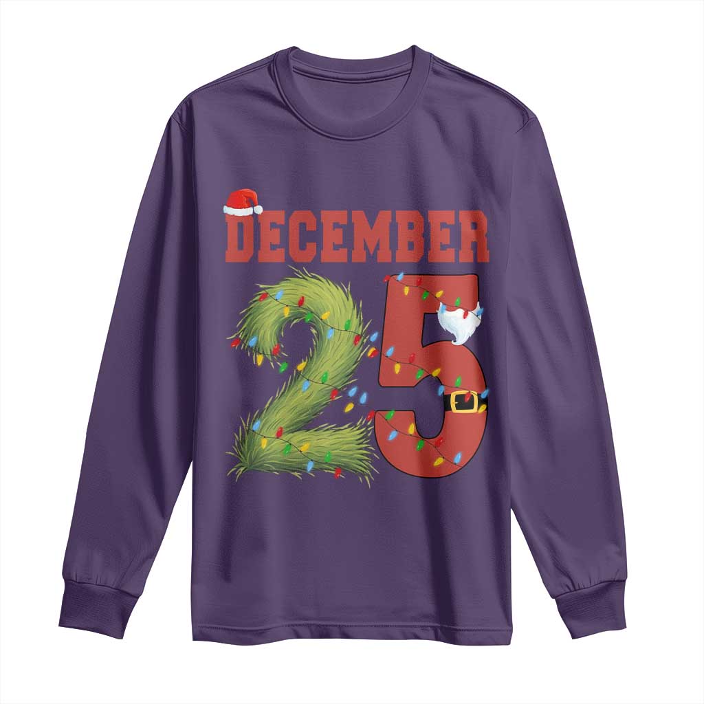 Christmas December 25 Long Sleeve Shirt Family Holiday Xmas - Wonder Print Shop