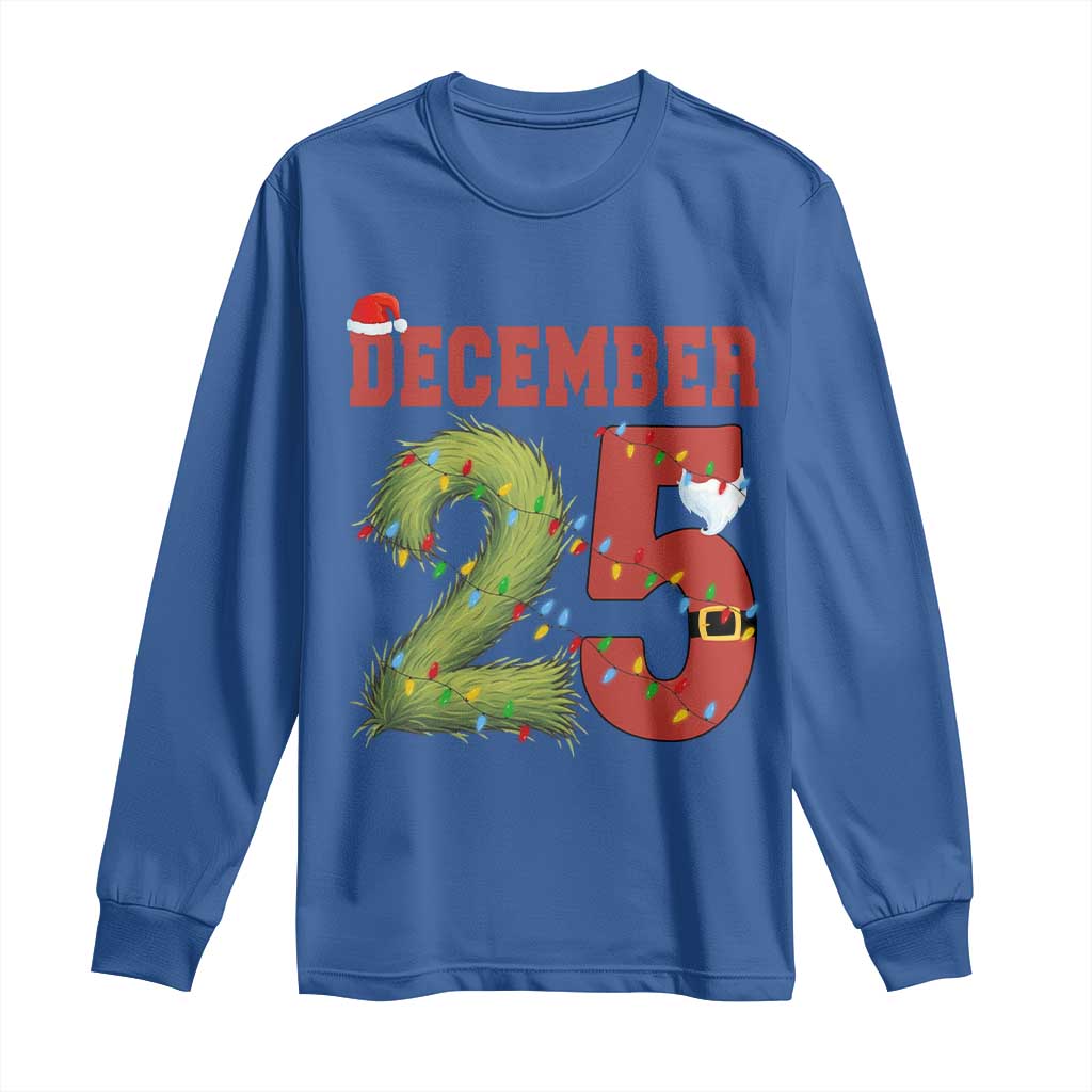 Christmas December 25 Long Sleeve Shirt Family Holiday Xmas - Wonder Print Shop