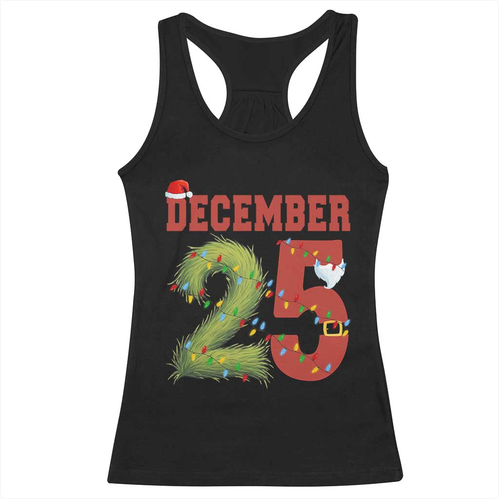 Christmas December 25 Racerback Tank Top Family Holiday Xmas - Wonder Print Shop
