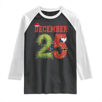 Christmas December 25 Raglan Shirt Family Holiday Xmas - Wonder Print Shop