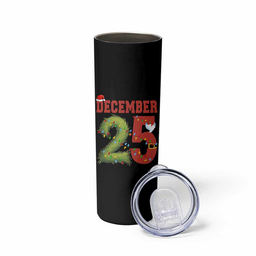 Christmas December 25 Skinny Tumbler Family Holiday Xmas - Wonder Print Shop