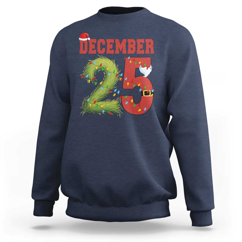 Christmas December 25 Sweatshirt Family Holiday Xmas - Wonder Print Shop