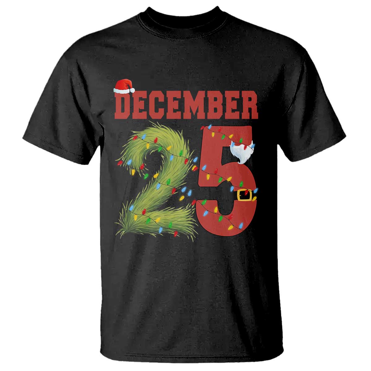 Christmas December 25 T Shirt Family Holiday Xmas - Wonder Print Shop