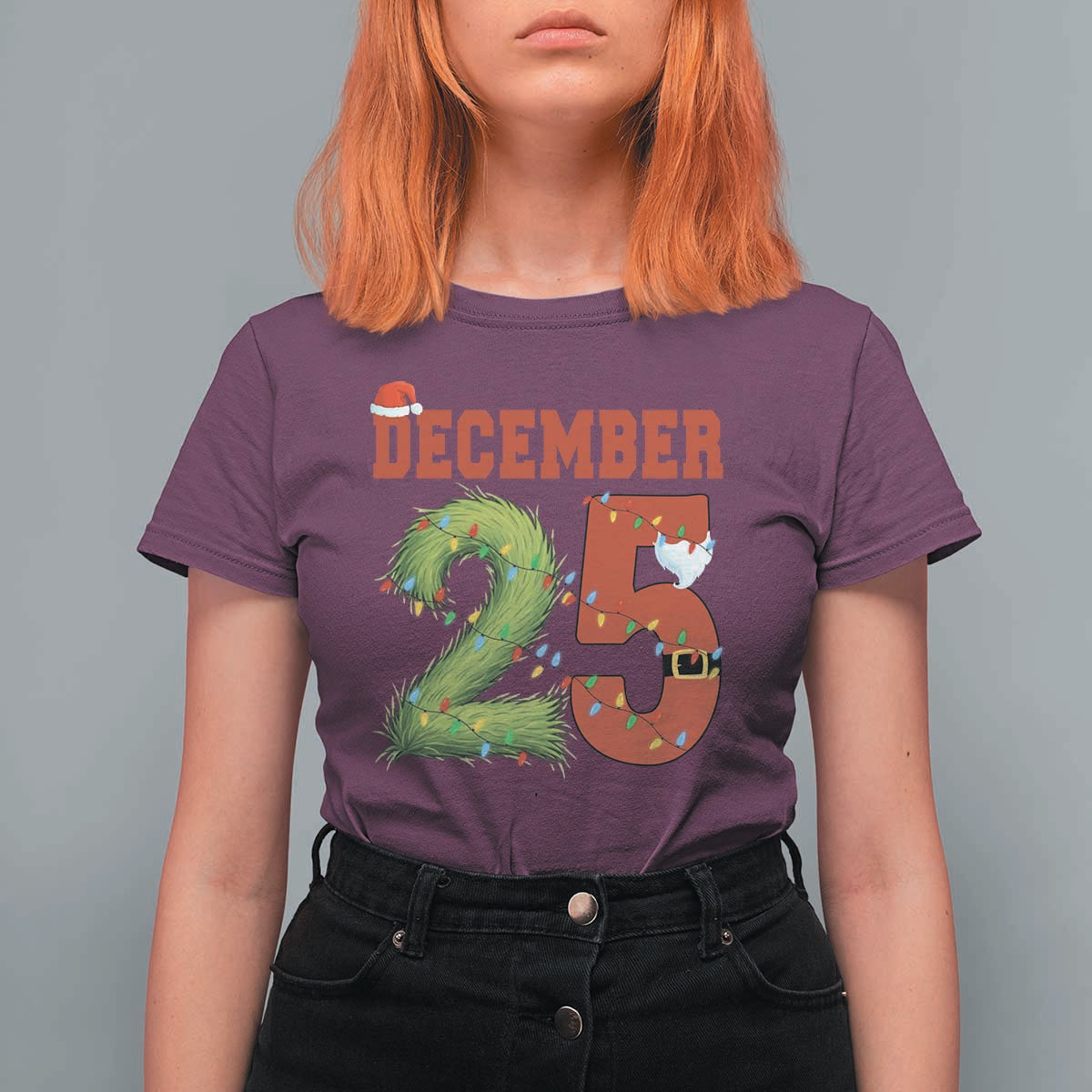 Christmas December 25 T Shirt For Women Family Holiday Xmas - Wonder Print Shop
