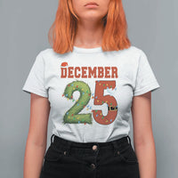 Christmas December 25 T Shirt For Women Family Holiday Xmas - Wonder Print Shop