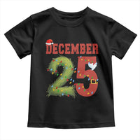 Christmas December 25 Toddler T Shirt Family Holiday Xmas - Wonder Print Shop