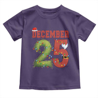 Christmas December 25 Toddler T Shirt Family Holiday Xmas - Wonder Print Shop