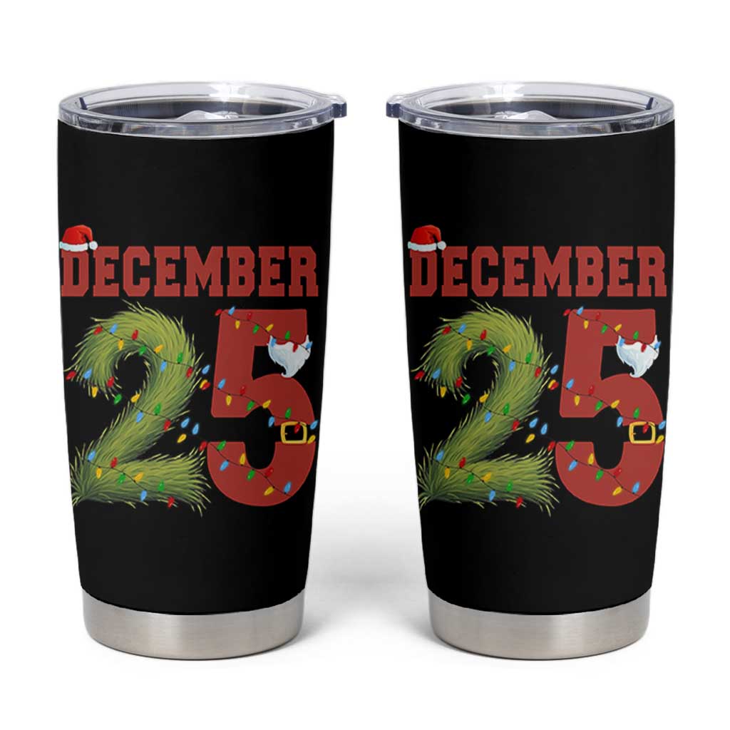 Christmas December 25 Tumbler Cup Family Holiday Xmas - Wonder Print Shop