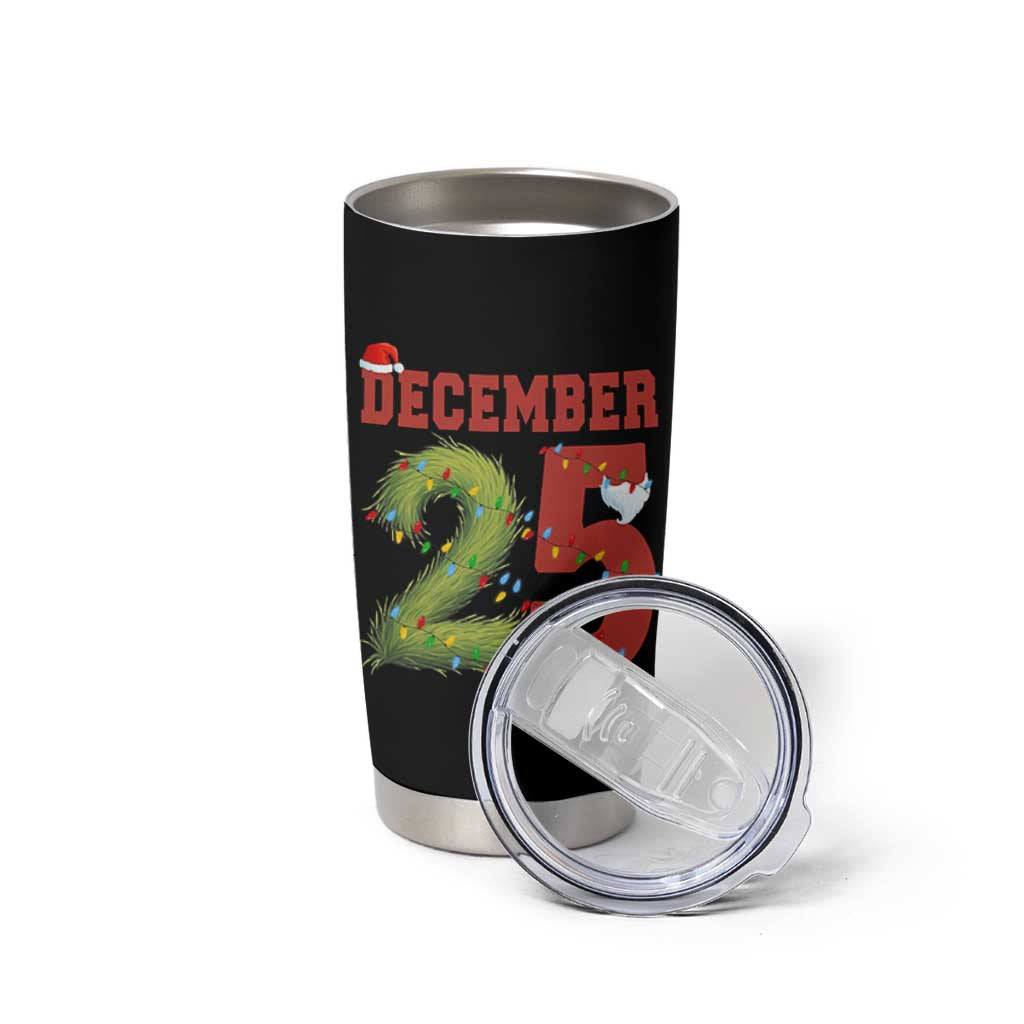 Christmas December 25 Tumbler Cup Family Holiday Xmas - Wonder Print Shop