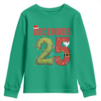 Christmas December 25 Youth Sweatshirt Family Holiday Xmas - Wonder Print Shop