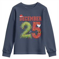 Christmas December 25 Youth Sweatshirt Family Holiday Xmas - Wonder Print Shop