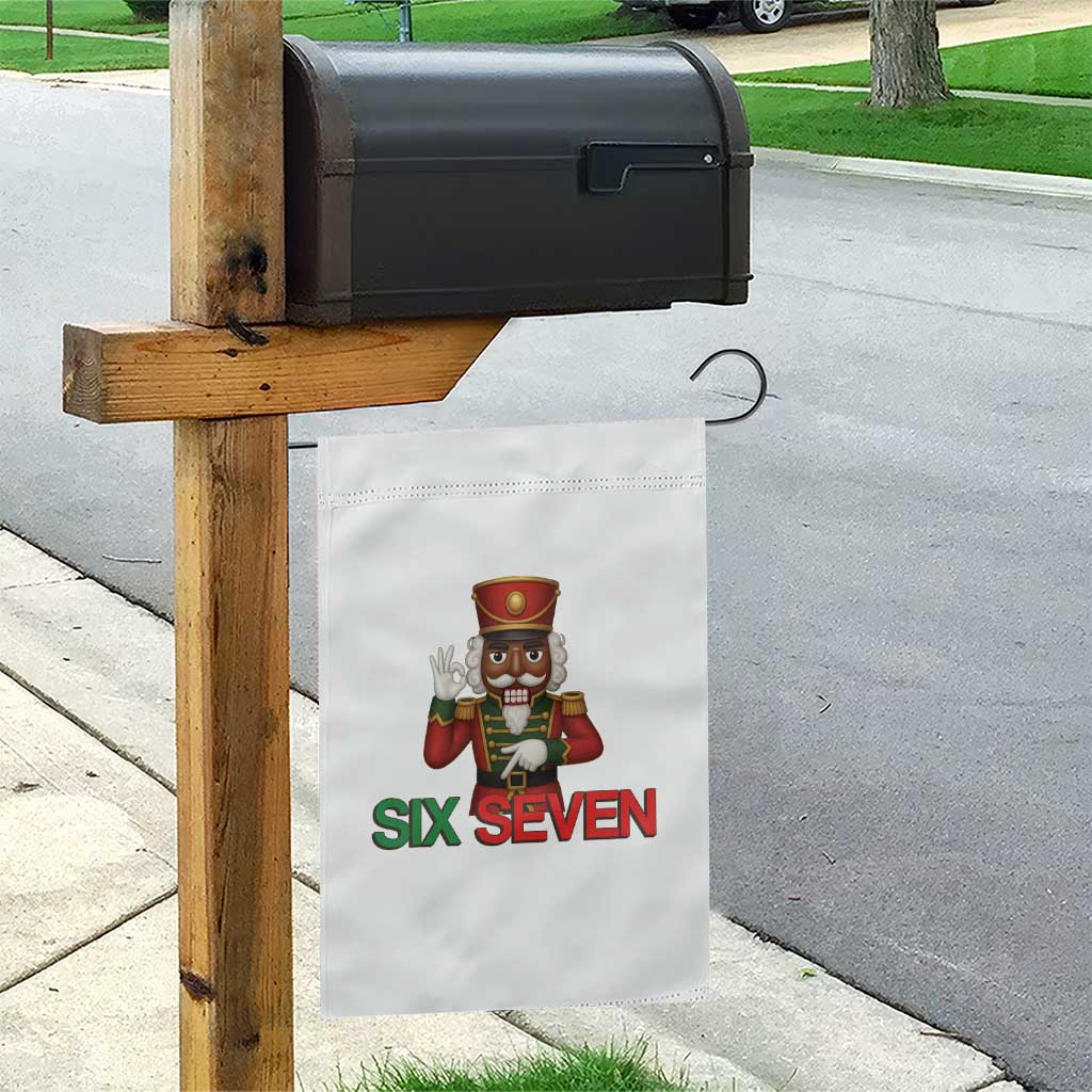 67 Six Seven Black Nutcracker Christmas Meme Garden Flag - Wonder Print Shop