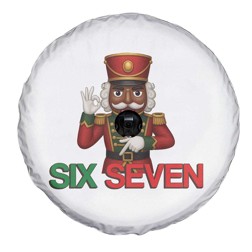 67 Six Seven Black Nutcracker Christmas Meme Spare Tire Cover - Wonder Print Shop