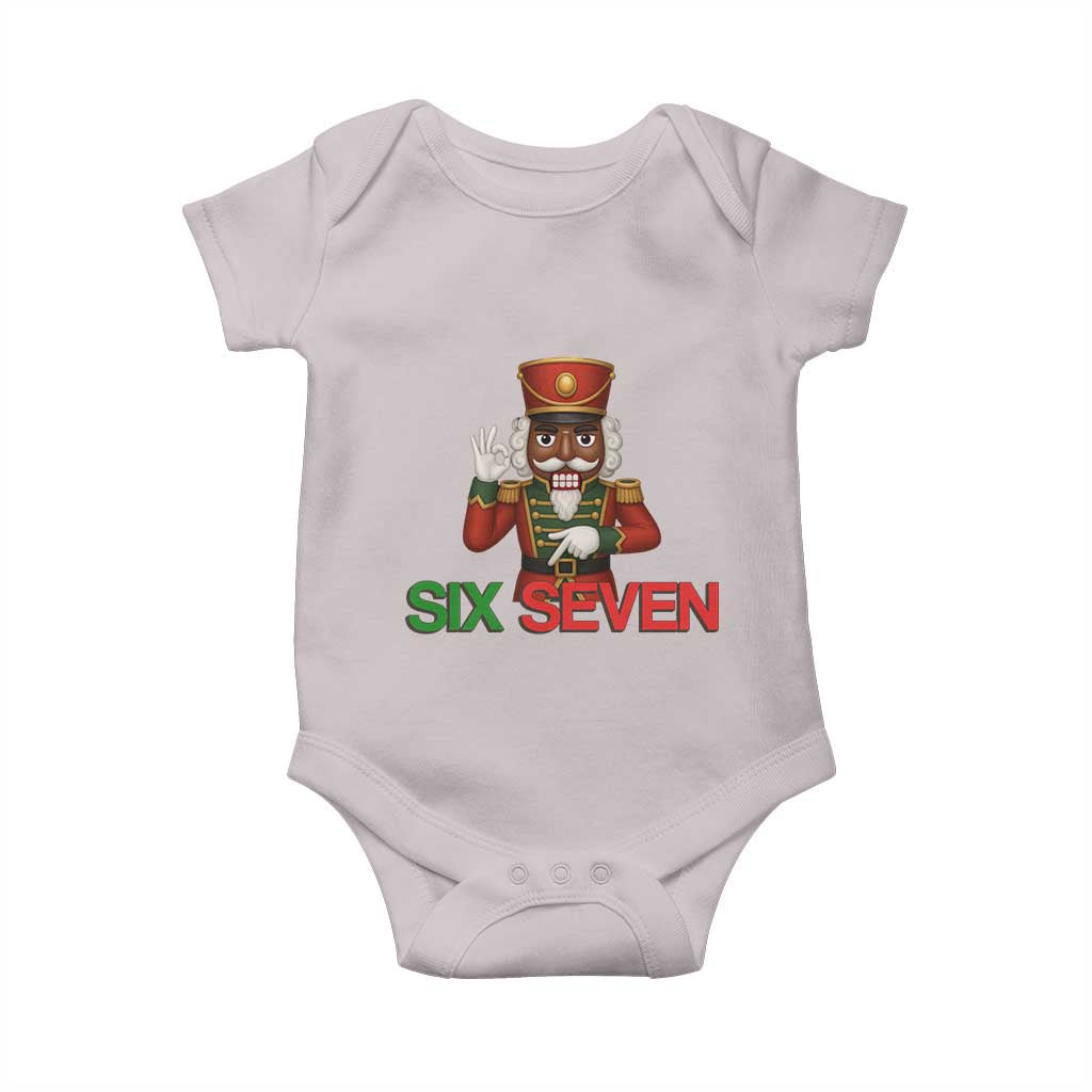 67 Six Seven Black Nutcracker Christmas Meme Baby Onesie - Wonder Print Shop