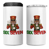 67 Six Seven Black Nutcracker Christmas Meme 4 in 1 Can Cooler Tumbler - Wonder Print Shop