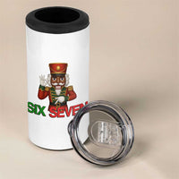 67 Six Seven Black Nutcracker Christmas Meme 4 in 1 Can Cooler Tumbler - Wonder Print Shop