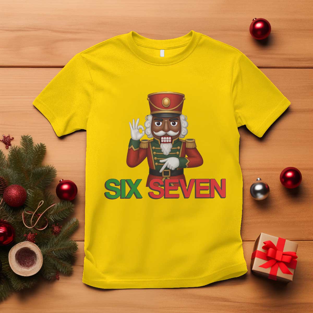 67 Six Seven Black Nutcracker Christmas Meme T Shirt - Wonder Print Shop