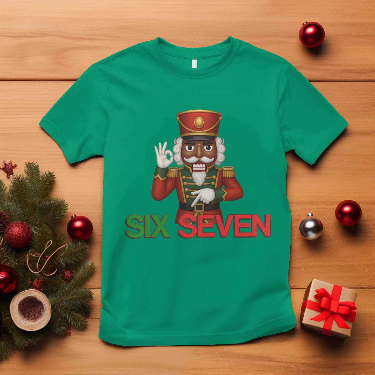 67 Six Seven Black Nutcracker Christmas Meme T Shirt - Wonder Print Shop