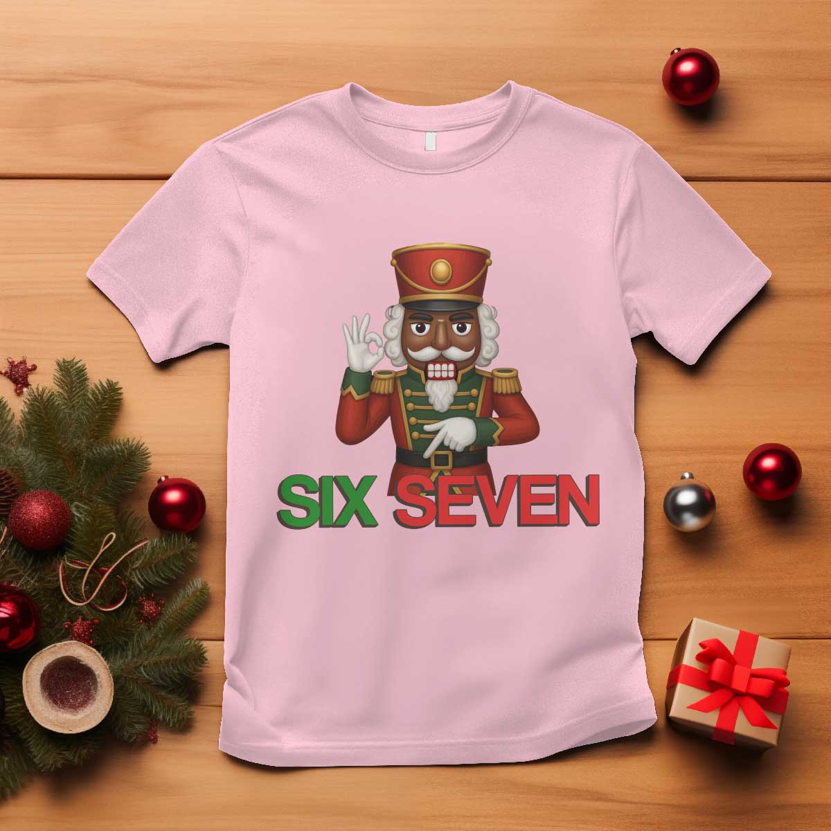 67 Six Seven Black Nutcracker Christmas Meme T Shirt - Wonder Print Shop