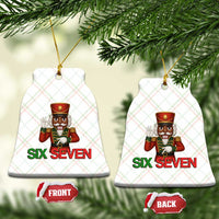 67 Six Seven Black Nutcracker Christmas Meme Ceramic Ornament - Wonder Print Shop