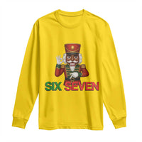 67 Six Seven Black Nutcracker Christmas Meme Long Sleeve Shirt - Wonder Print Shop