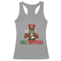 67 Six Seven Black Nutcracker Christmas Meme Racerback Tank Top - Wonder Print Shop
