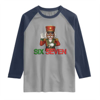 67 Six Seven Black Nutcracker Christmas Meme Raglan Shirt - Wonder Print Shop