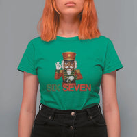 67 Six Seven Black Nutcracker Christmas Meme T Shirt For Women - Wonder Print Shop