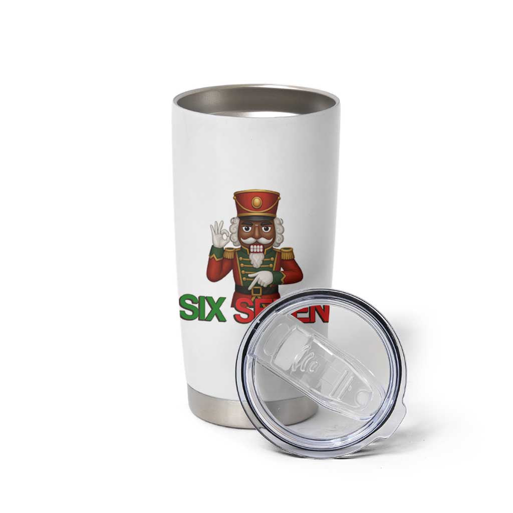 67 Six Seven Black Nutcracker Christmas Meme Tumbler Cup - Wonder Print Shop