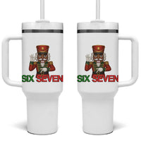 67 Six Seven Black Nutcracker Christmas Meme Tumbler With Handle - Wonder Print Shop