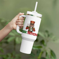 67 Six Seven Black Nutcracker Christmas Meme Tumbler With Handle - Wonder Print Shop