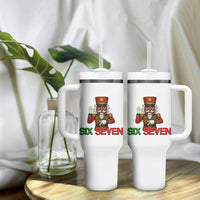 67 Six Seven Black Nutcracker Christmas Meme Tumbler With Handle - Wonder Print Shop