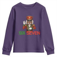 67 Six Seven Black Nutcracker Christmas Meme Youth Sweatshirt - Wonder Print Shop