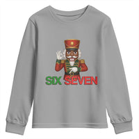 67 Six Seven Black Nutcracker Christmas Meme Youth Sweatshirt - Wonder Print Shop